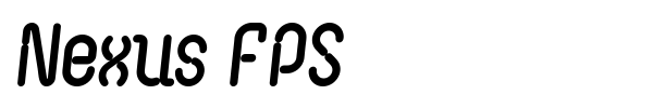 Nexus FPS font preview